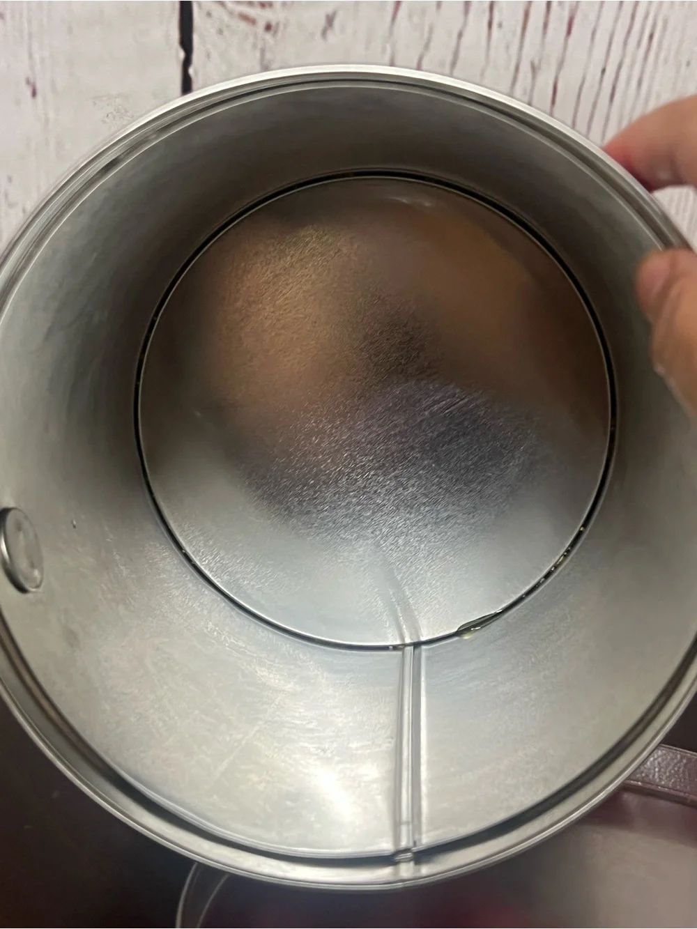 Garrett Popcorn Shops Pink & Red Striped Tin Bucket